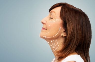 Woman with closed eyes